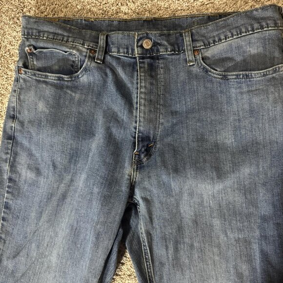 Levis 541 Jeans Mens 38x29 Blue Denim Athletic Taper Stretch Medium Wash Casual - Picture 3 of 11
